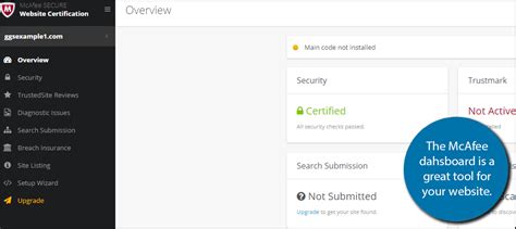 mcafee website check